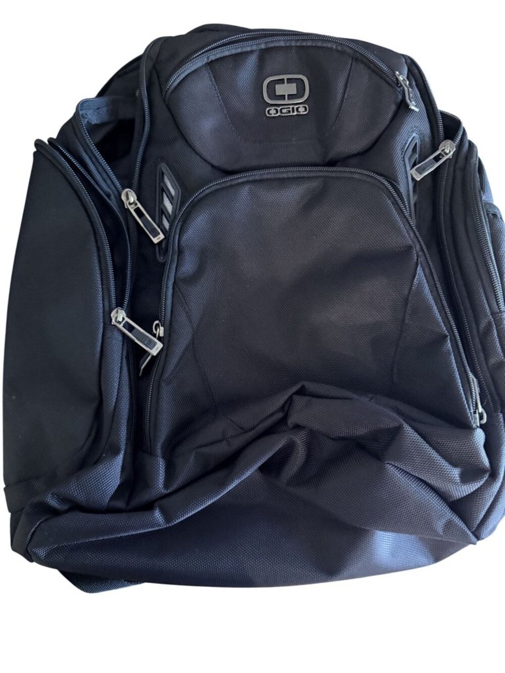 Ogio Black Laptop Backpack w/Multiple Compartments & Padded Straps For Comfort